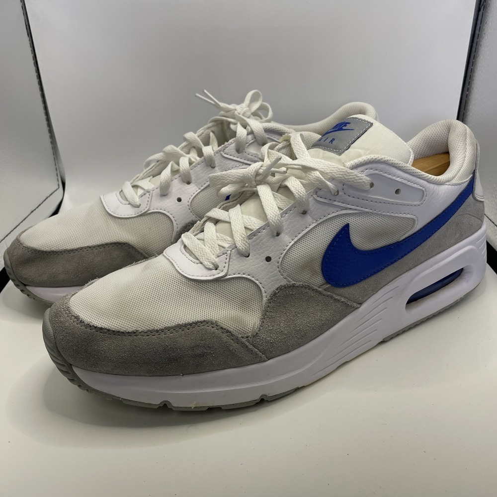 Nike Air Max SC Gray Blue Mens US Size 10.5 EUR 44.5 CW4555-101 Sneakers Excell